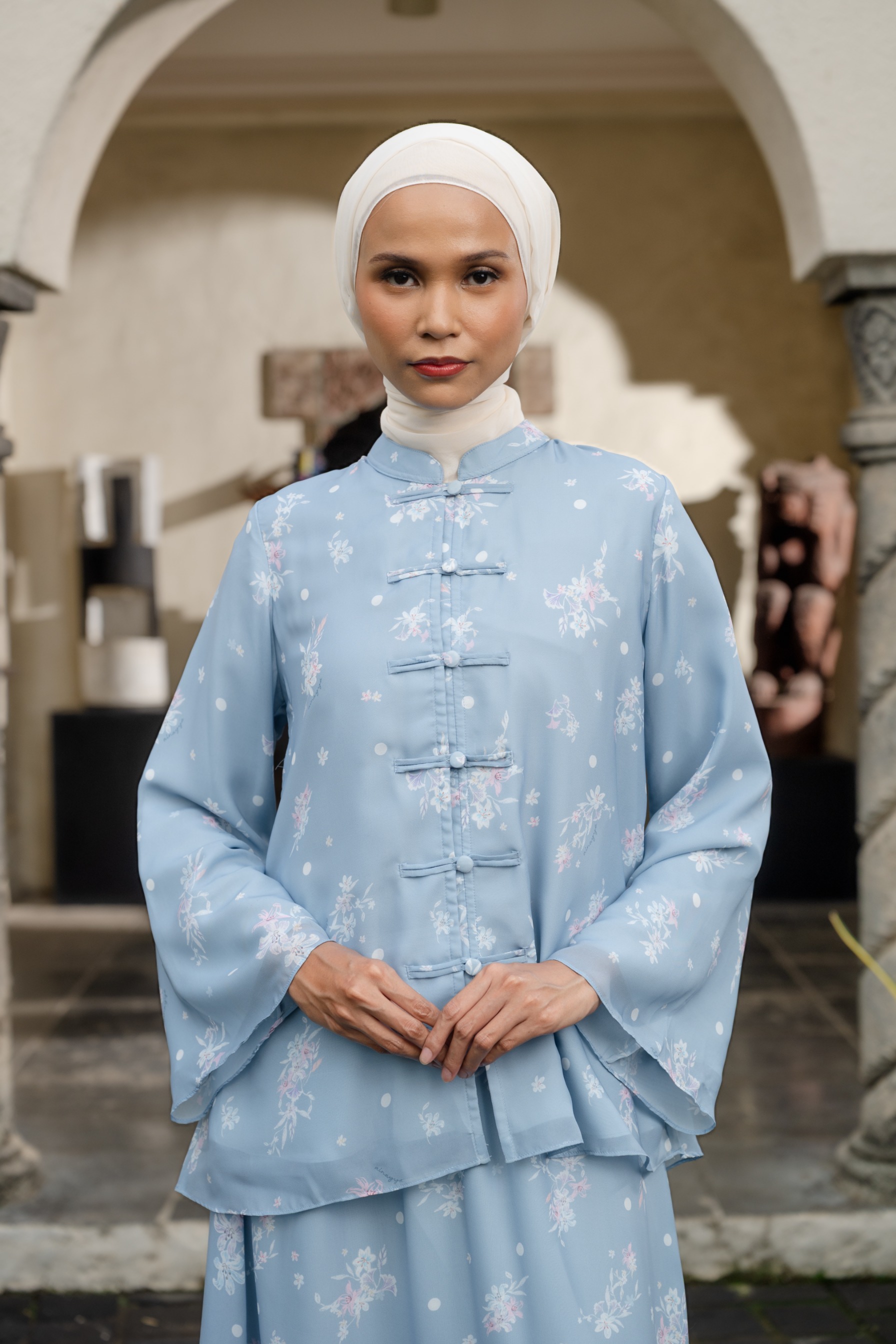 Aline Bloom Set in River Blue