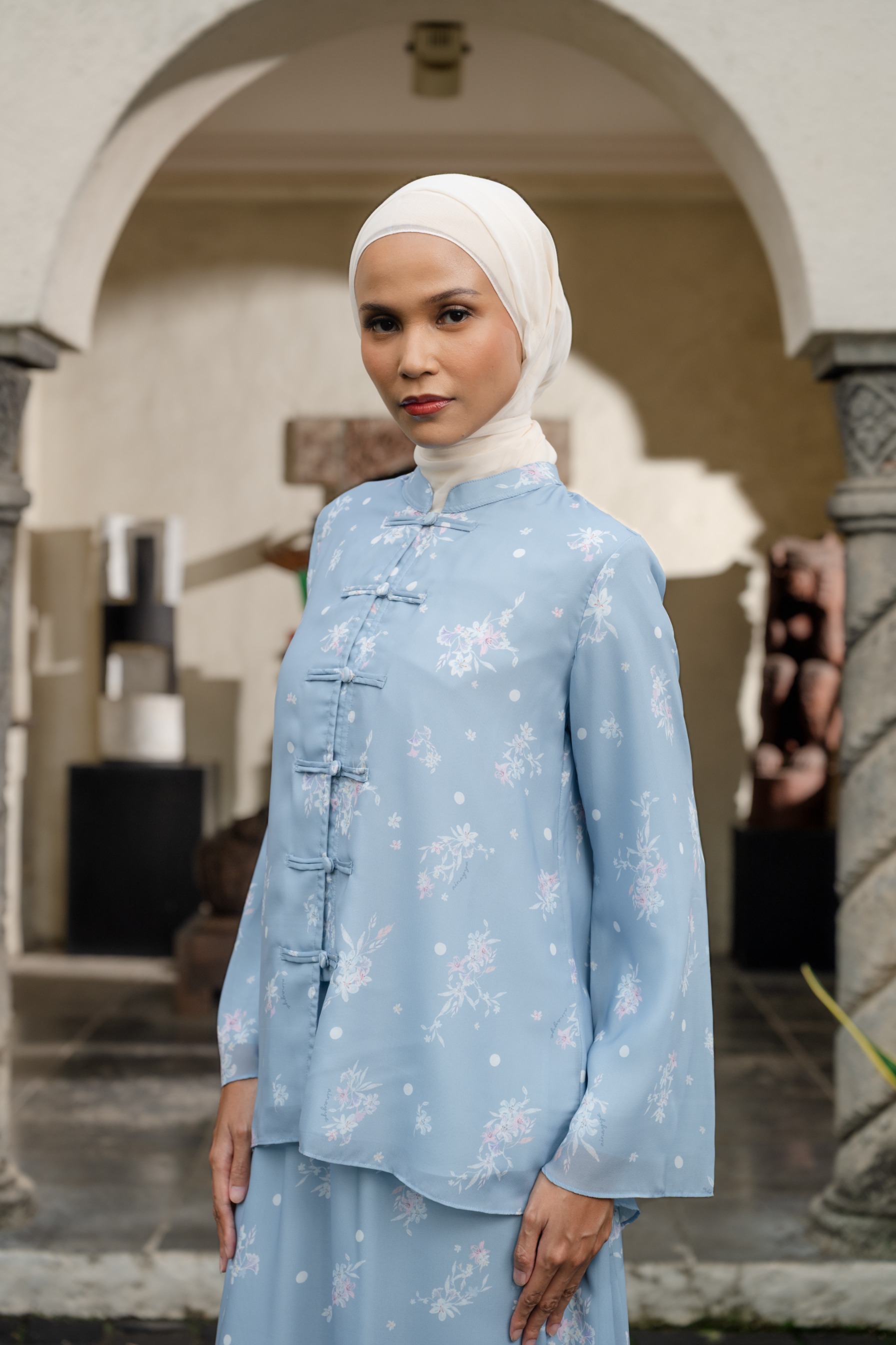 Aline Bloom Set in River Blue