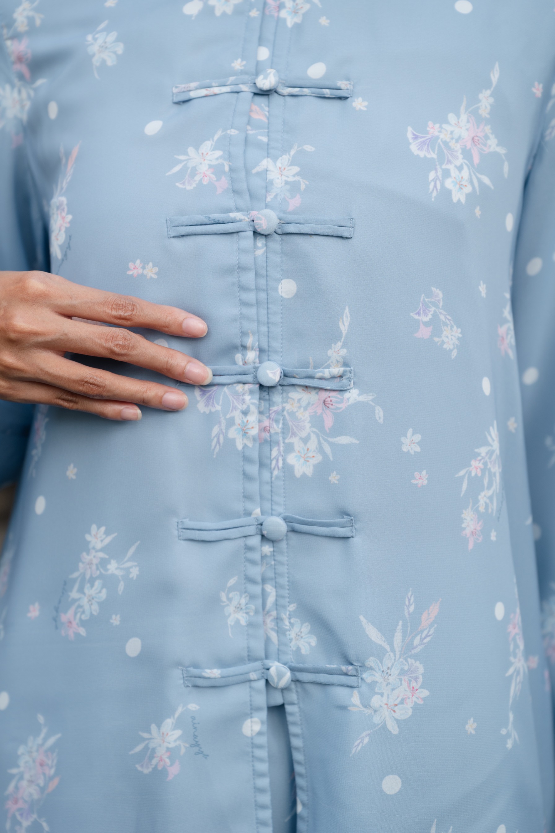 Aline Bloom Set in River Blue