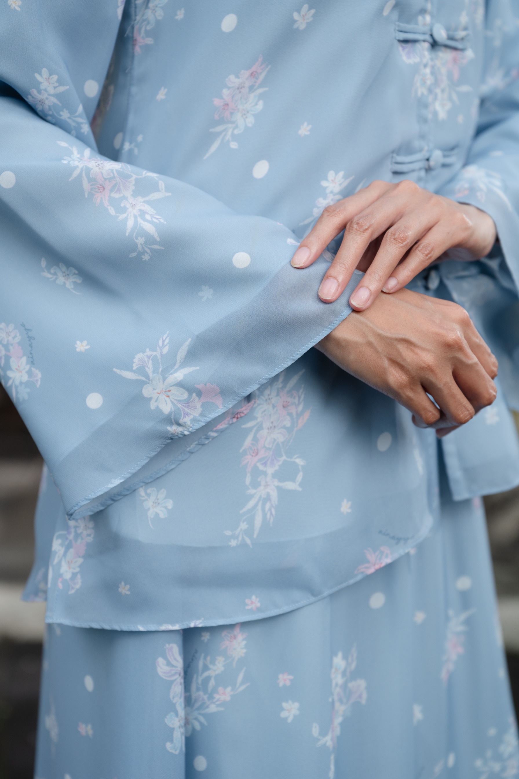 Aline Bloom Set in River Blue