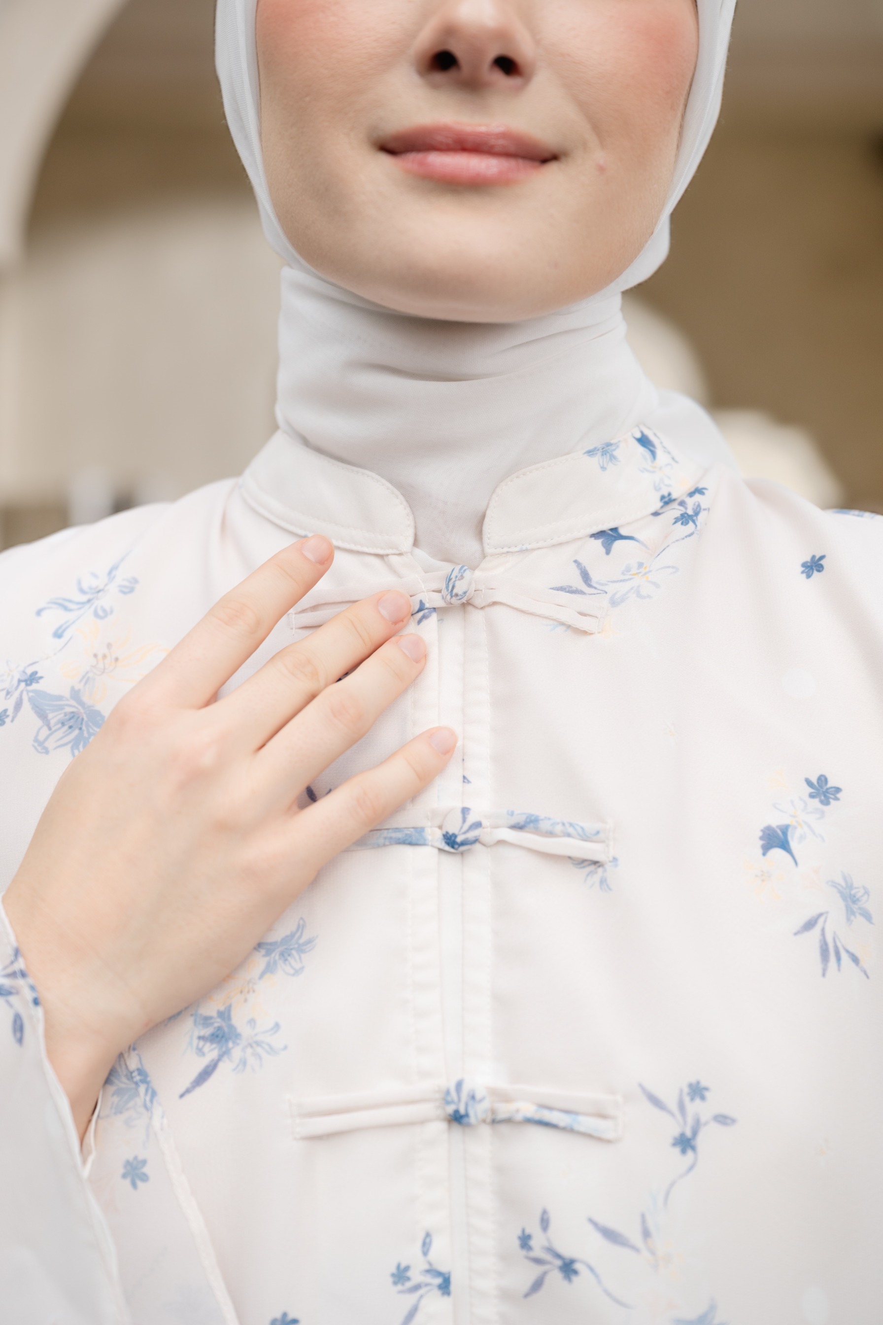 Aline Bloom Set in Cloud White