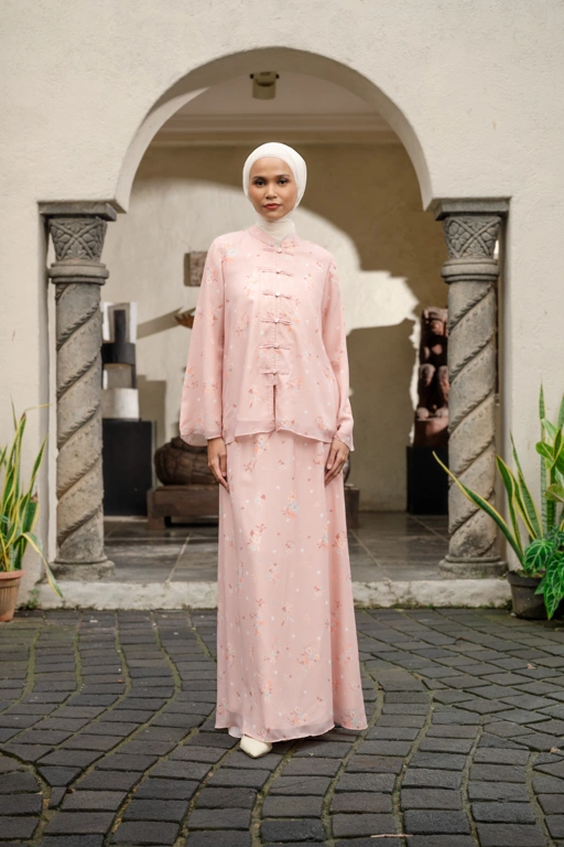 Aline Bloom Set in Peony Blush