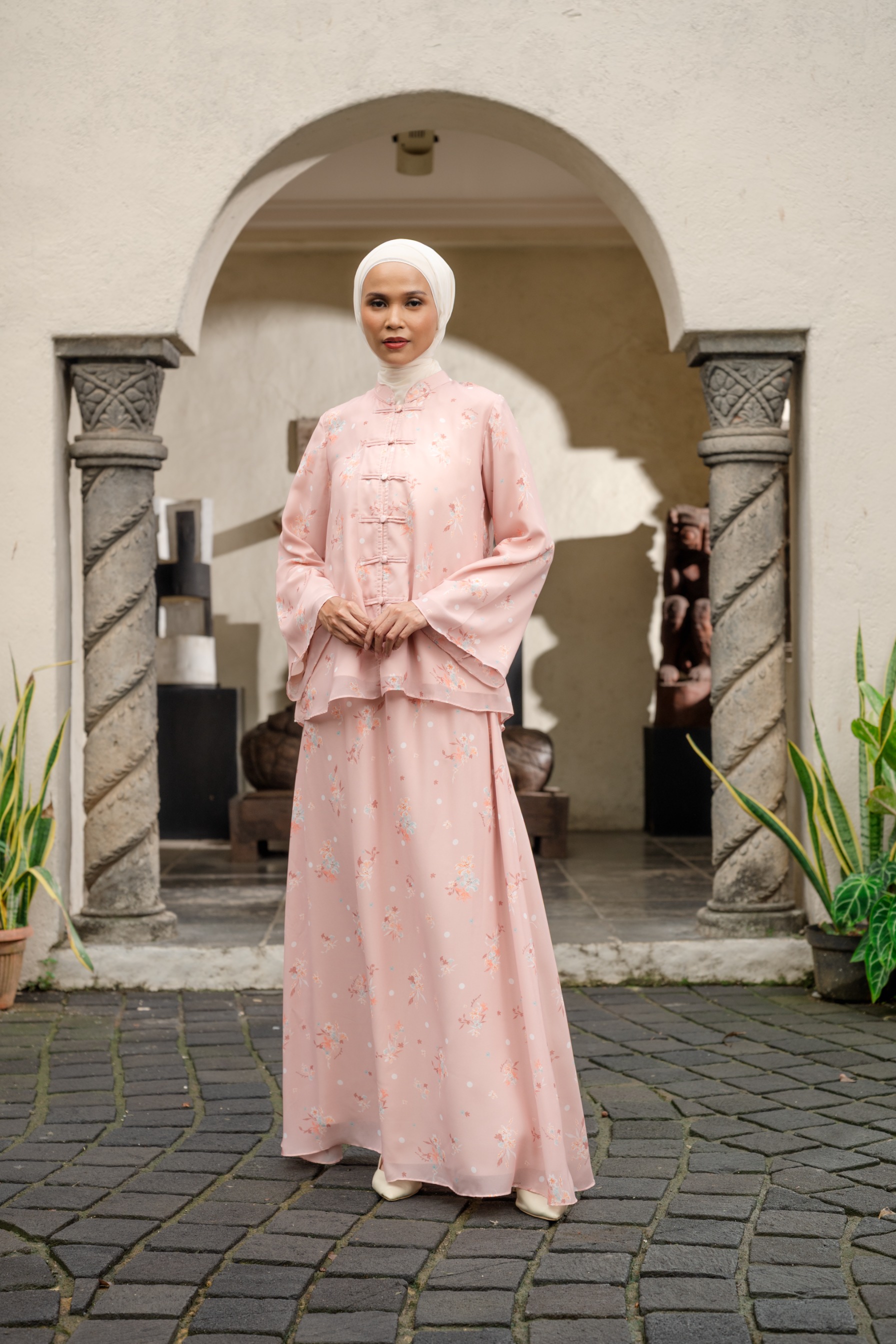 Aline Bloom Set in Peony Blush
