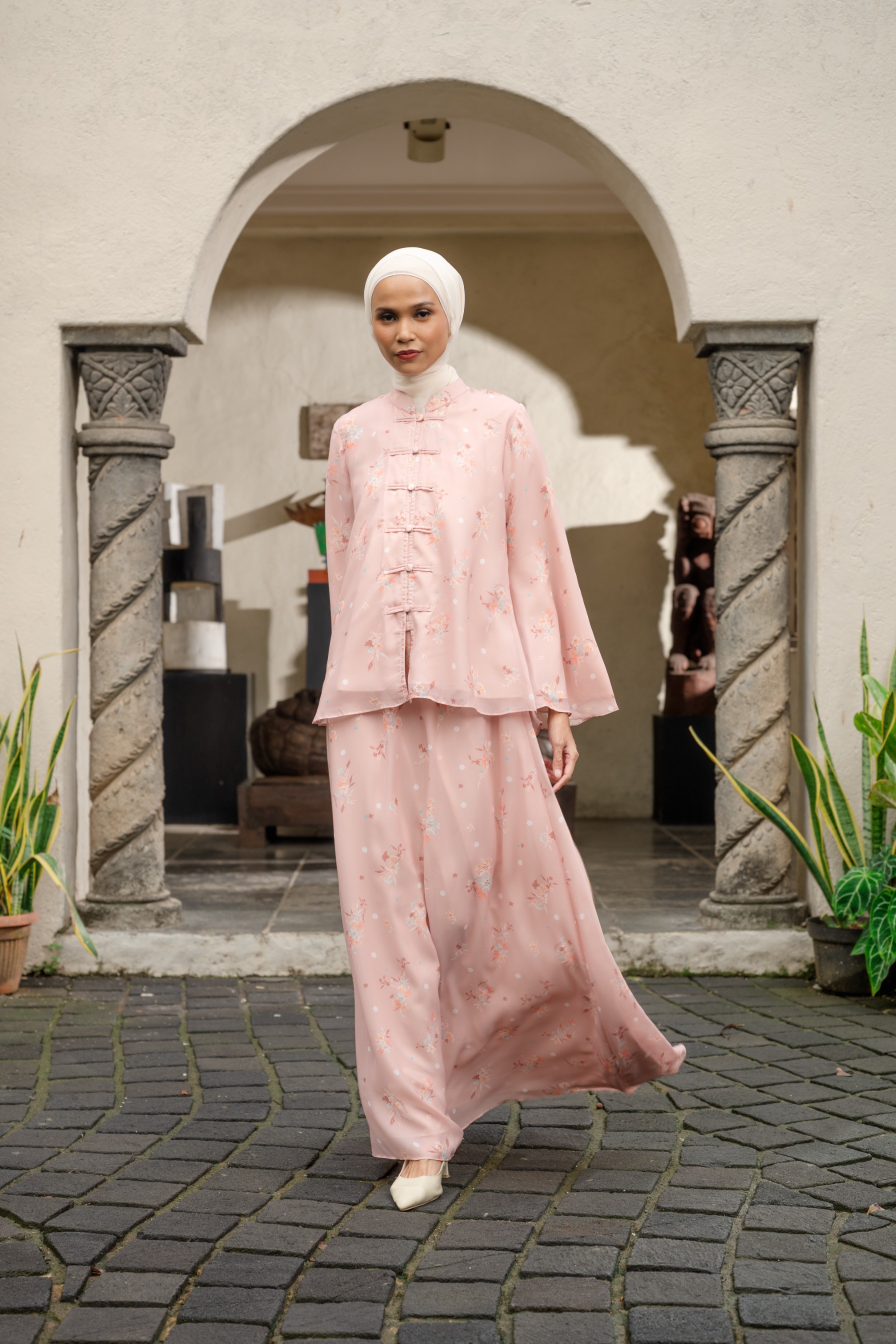 Aline Bloom Set in Peony Blush