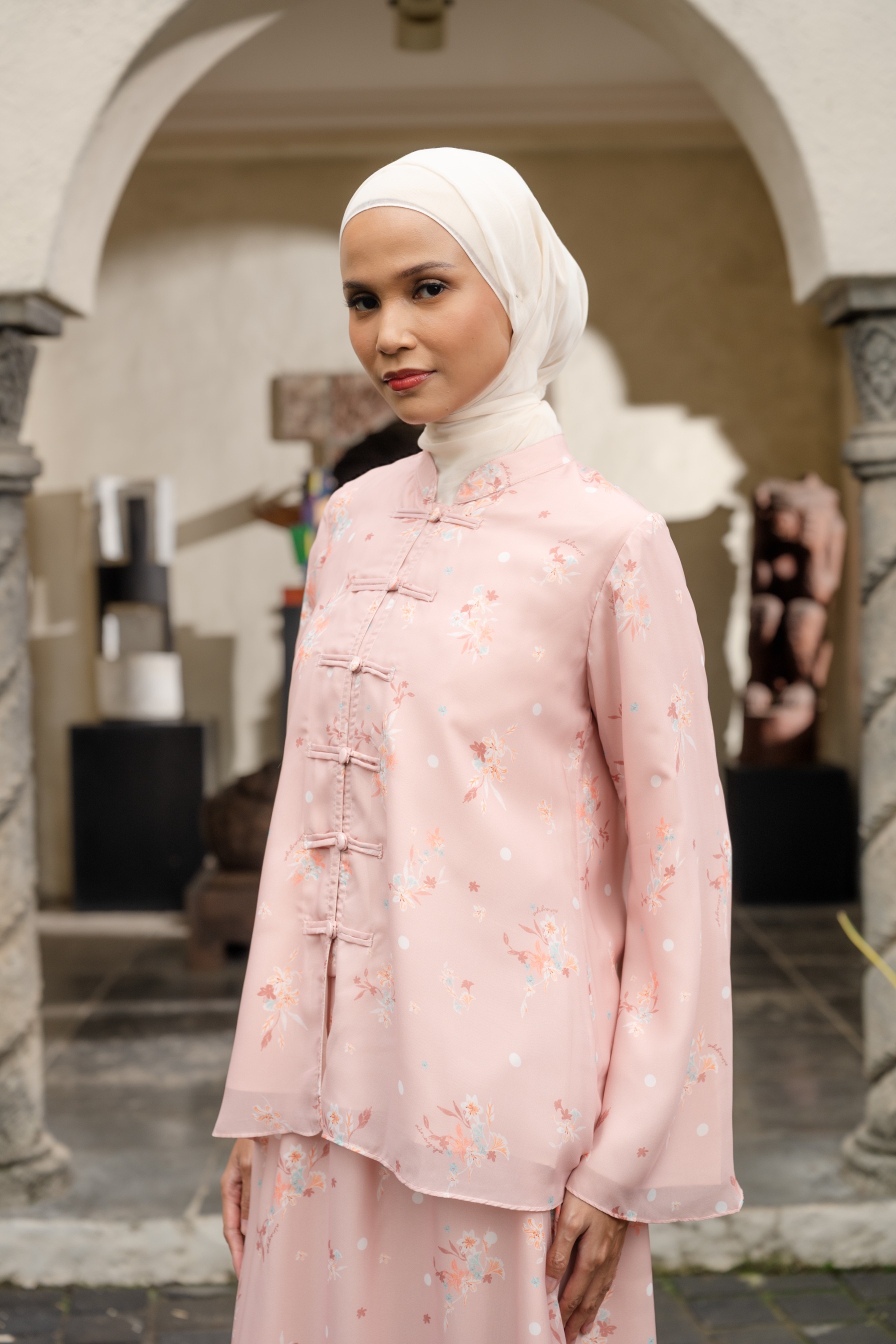 Aline Bloom Set in Peony Blush