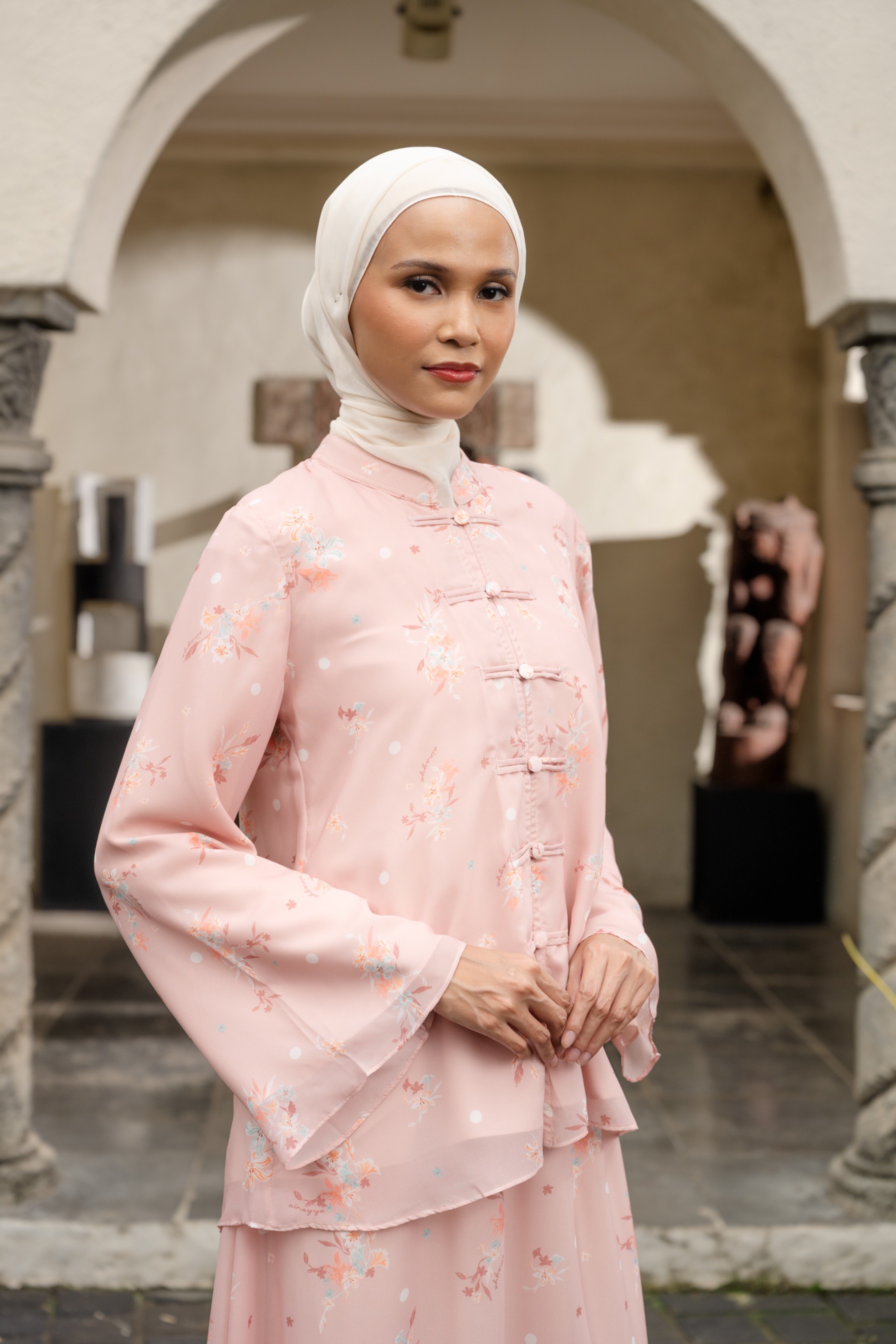 Aline Bloom Set in Peony Blush