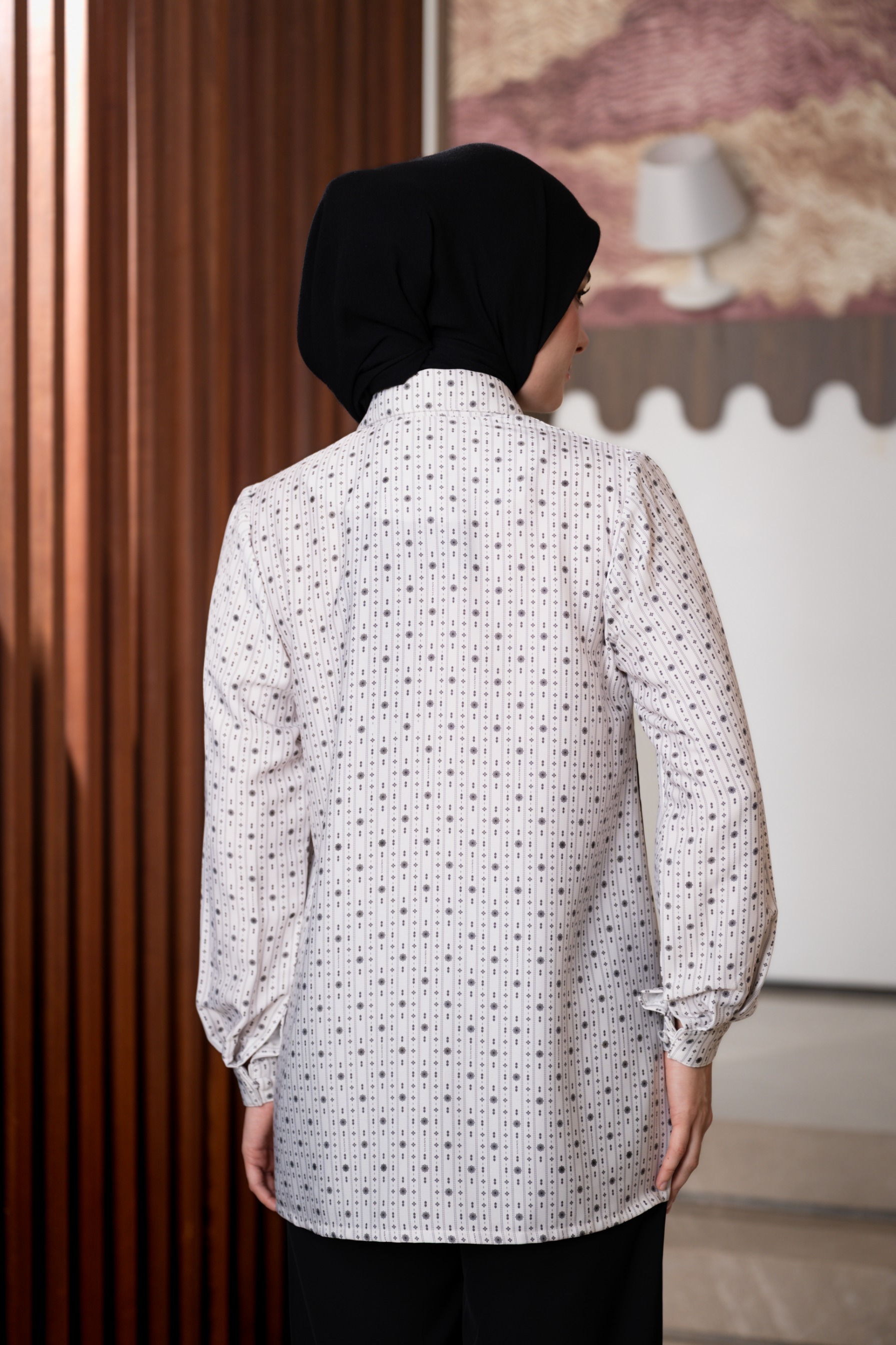 Allie Blouse in Black Coal