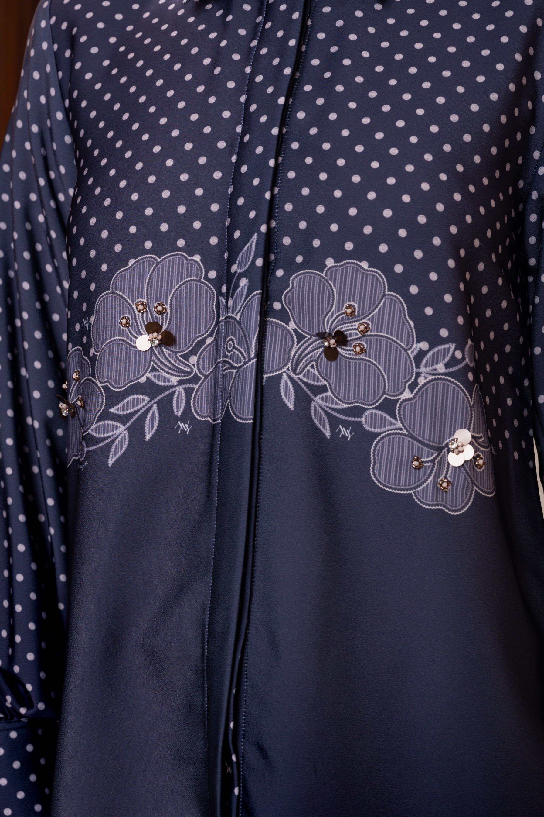 Alyssa Blouse in Ink Blue