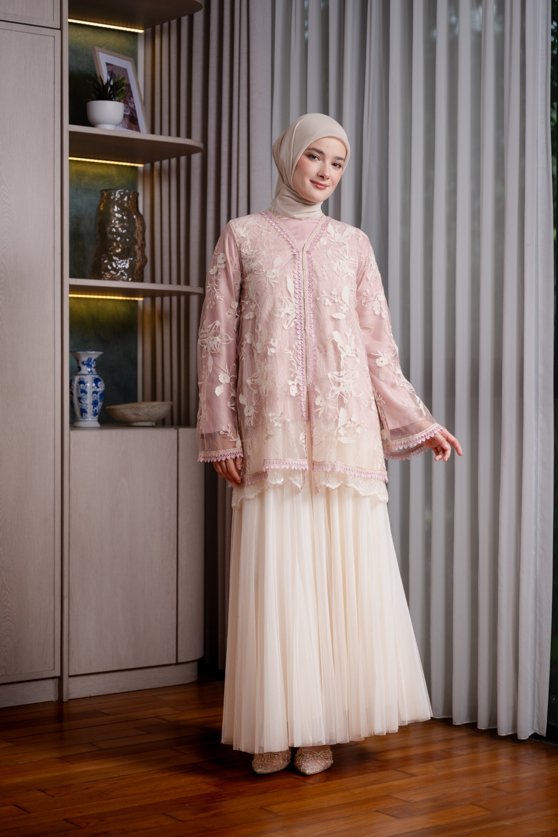 Elyse Set Outer in Rose