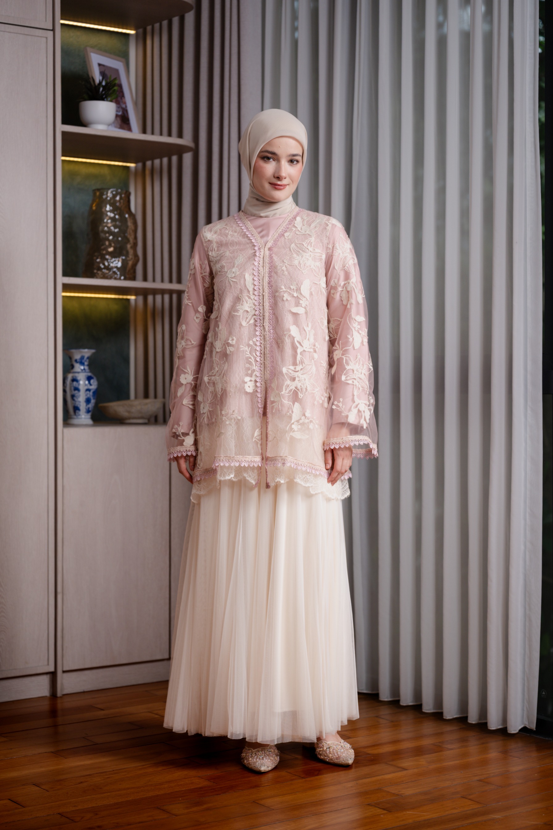 Elyse Set Outer in Rose