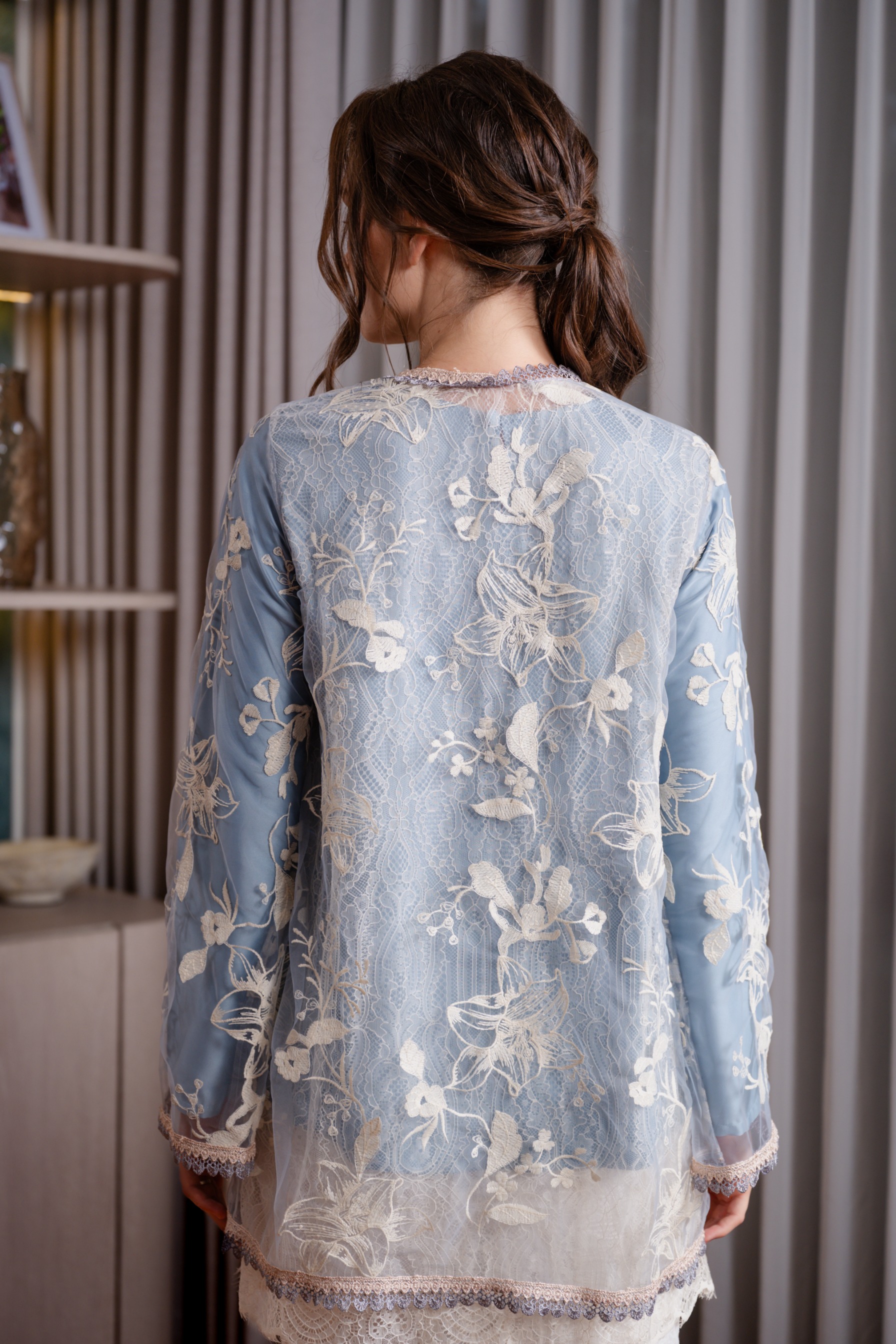 Elyse Set Outer in Sky Blue