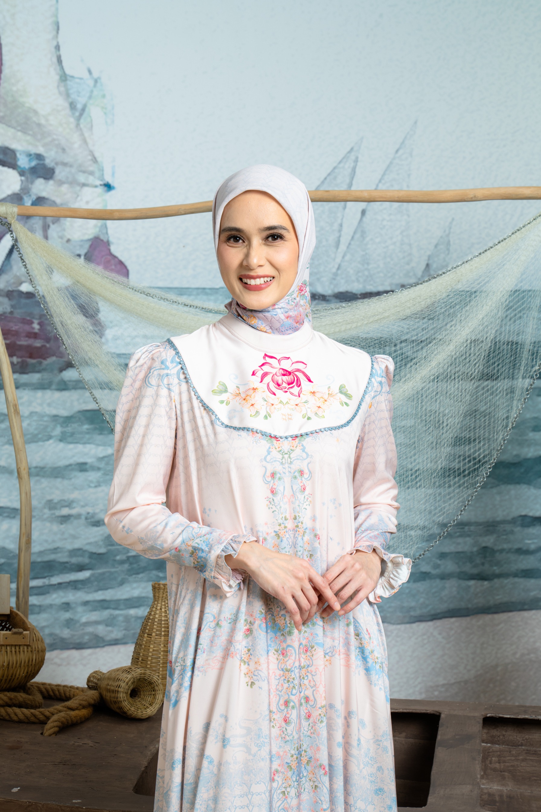 Keumala Dress in Ocean Sky