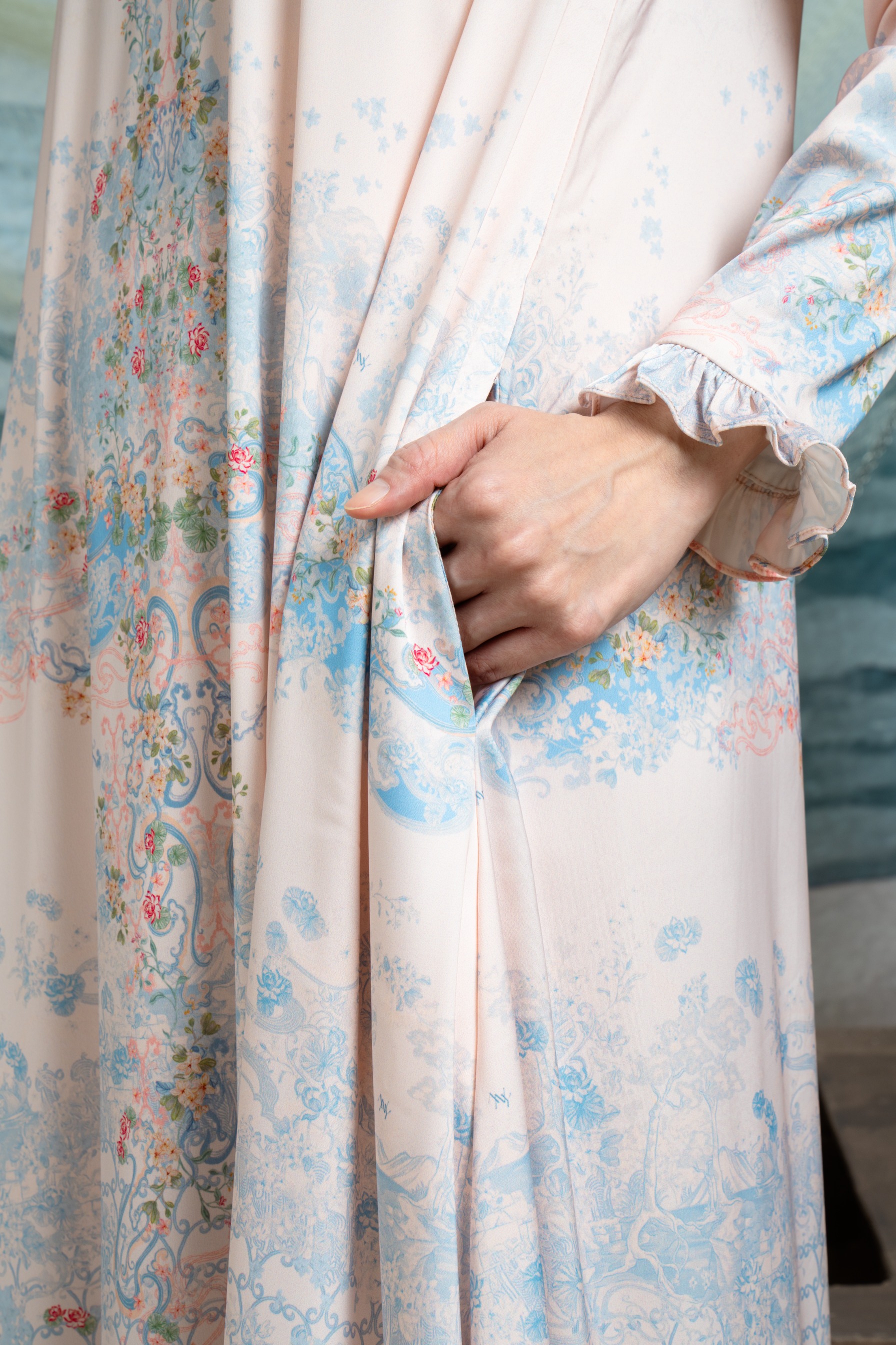 Keumala Dress in Ocean Sky