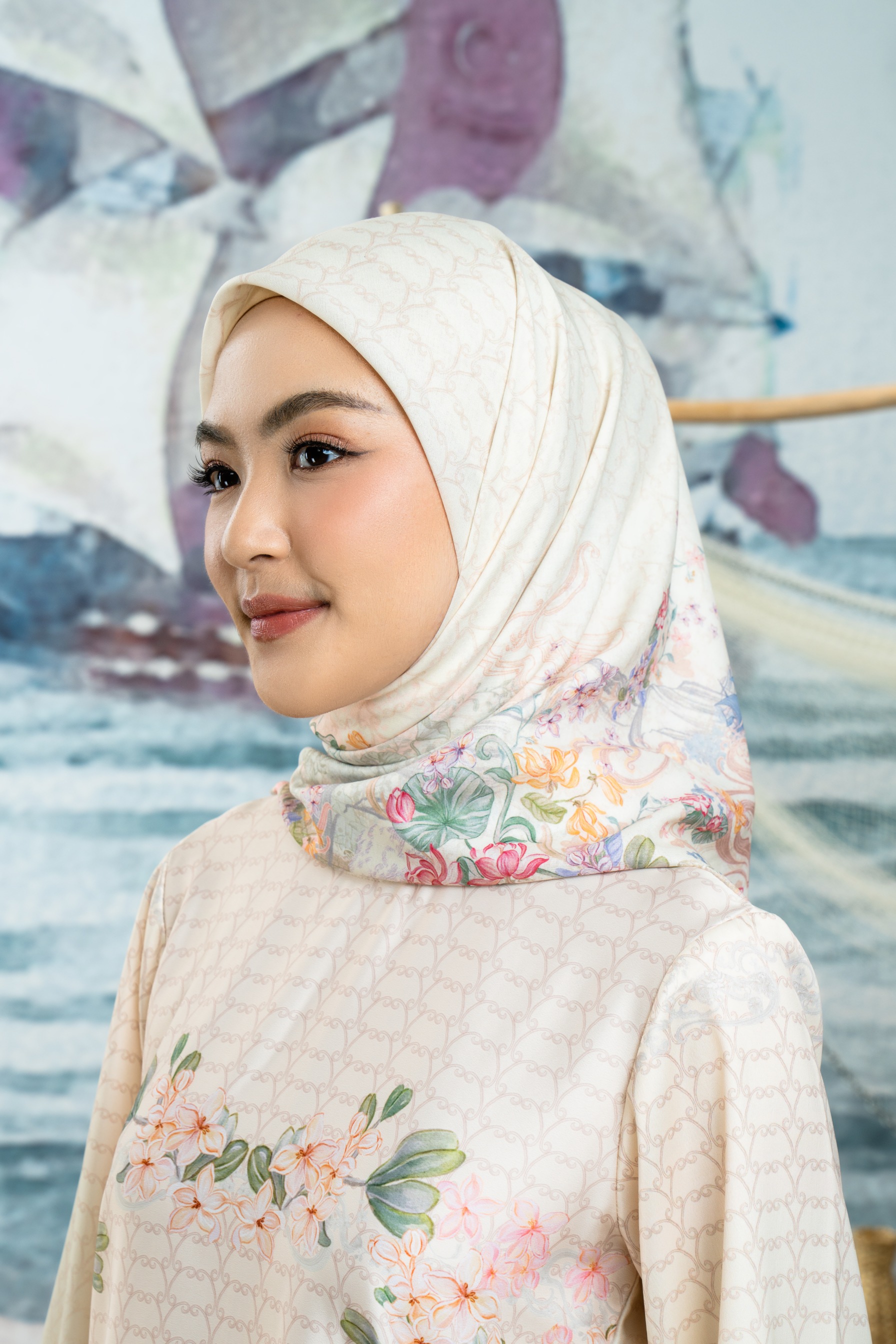 Keumala Scarf Printing