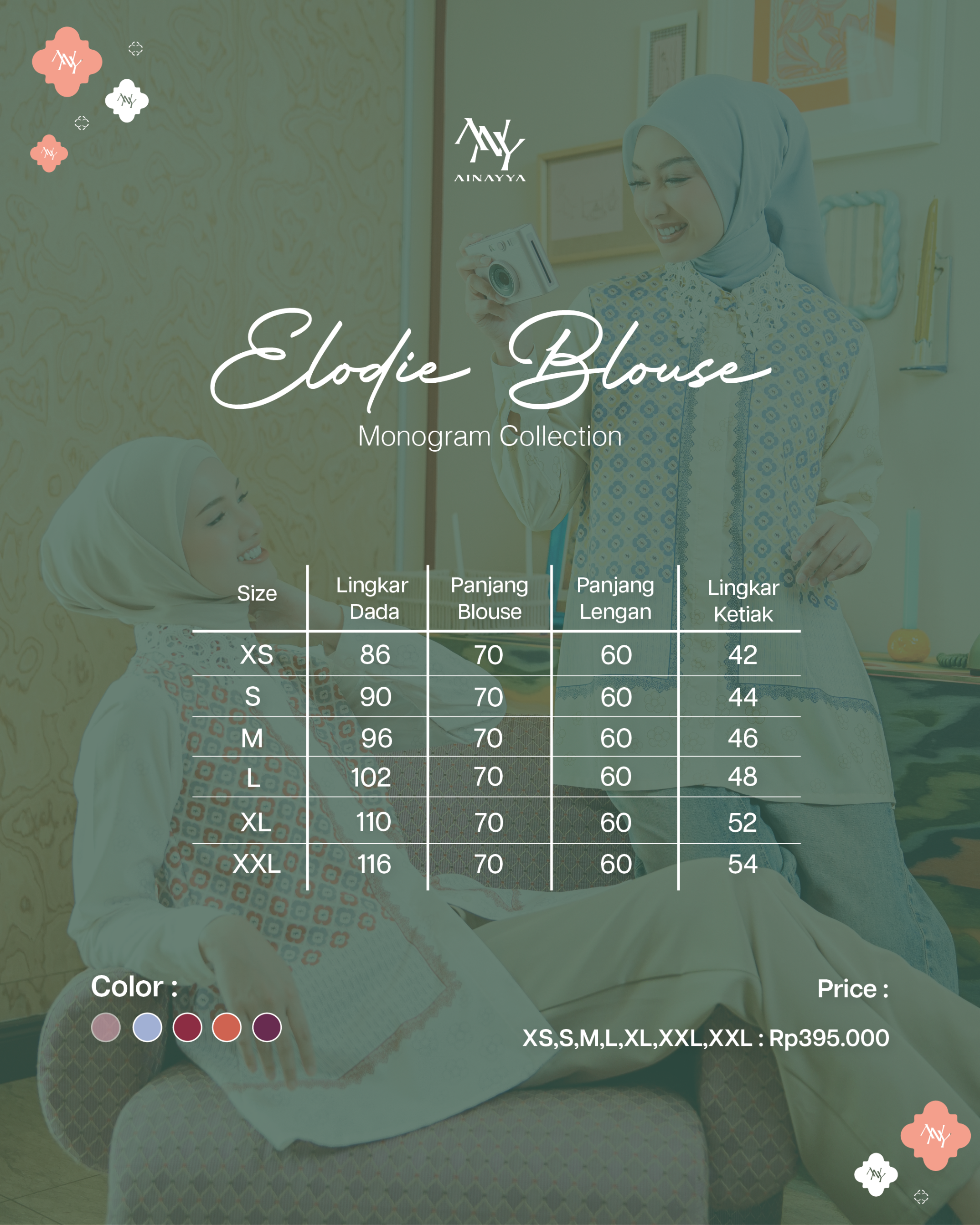 Elodie Blouse In Pink Rush