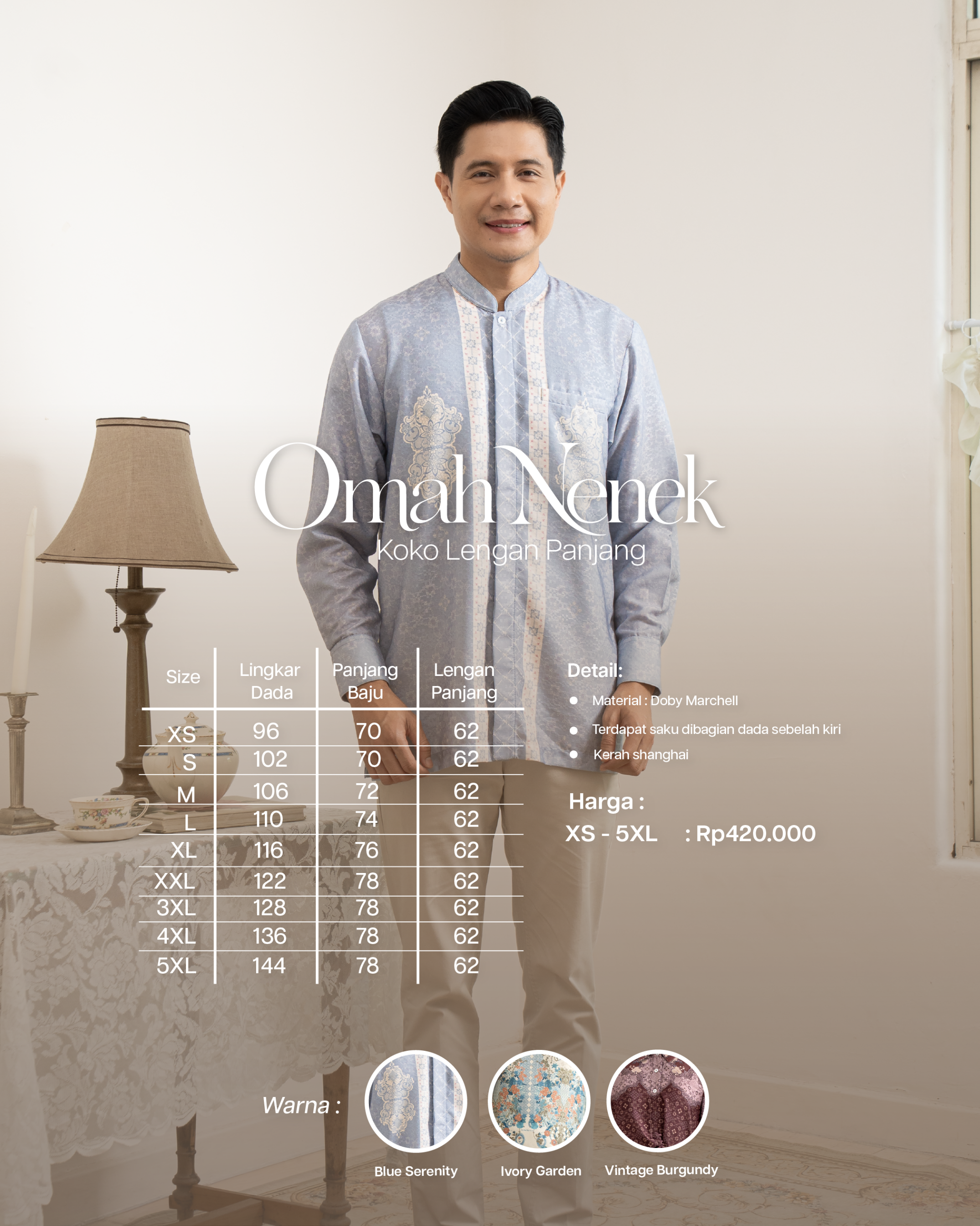 PO Omah Nenek Koko in Blue Serenity