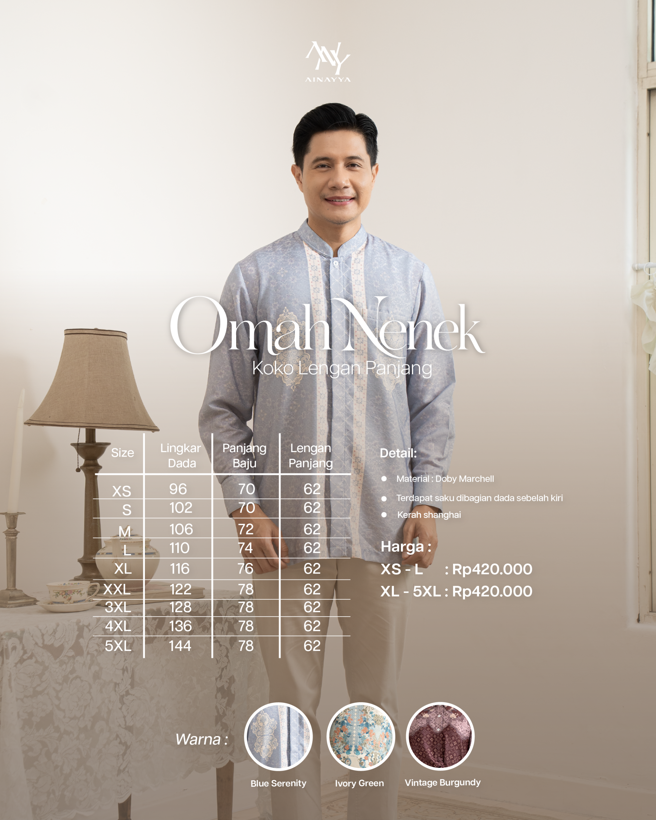 PO Omah Nenek Koko in Blue Serenity