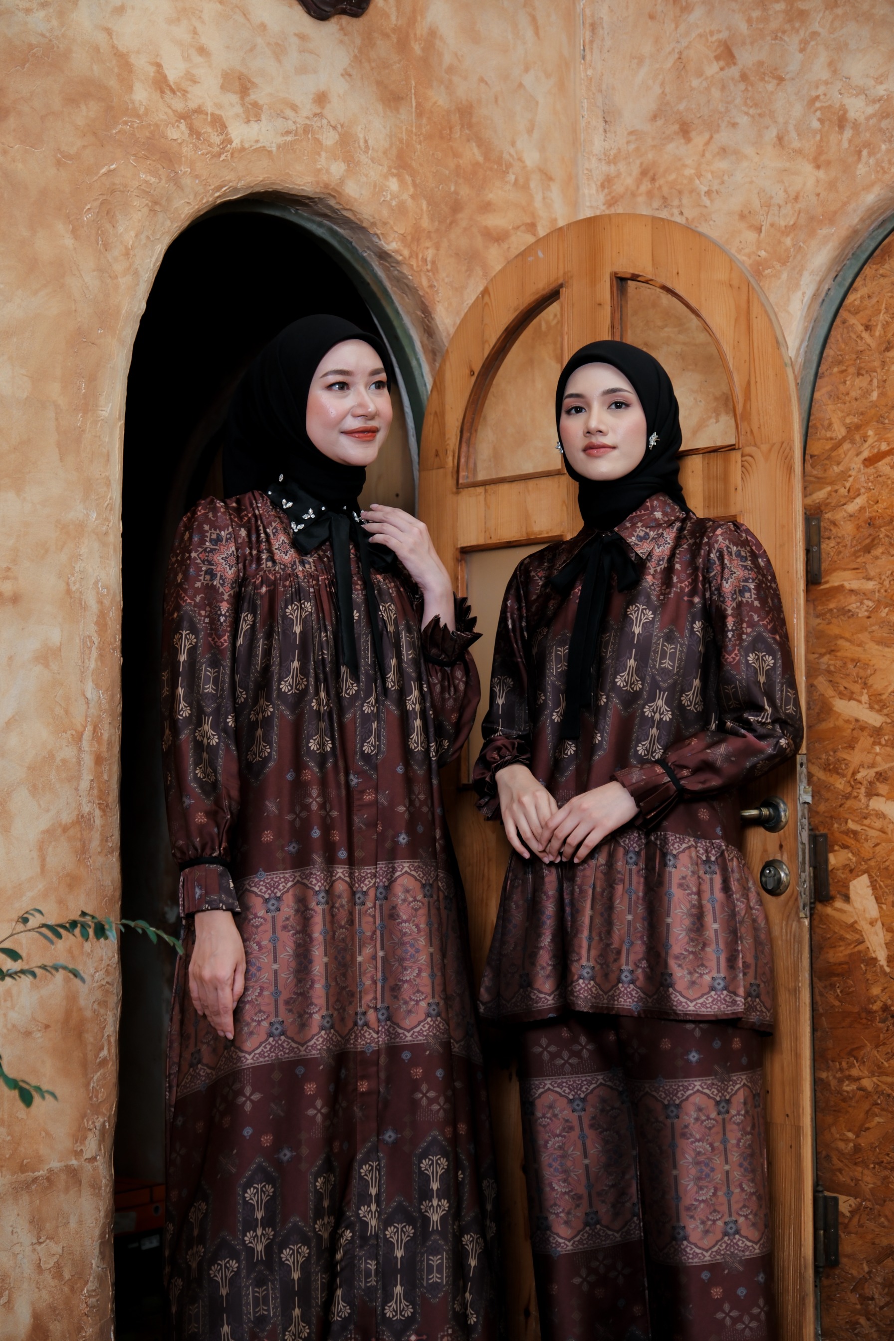 Gamila Dress in Brunette