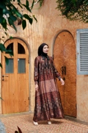 Gamila Dress in Brunette