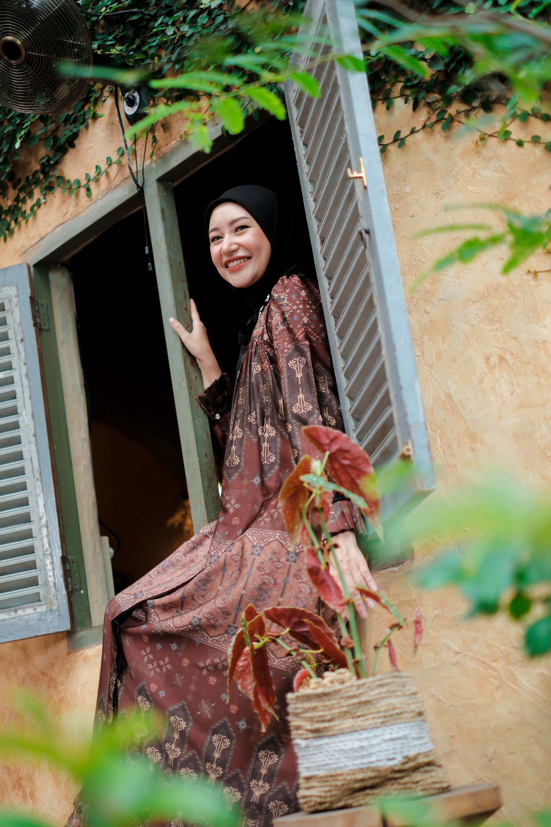 Gamila Dress in Brunette