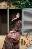 Gamila Dress in Brunette