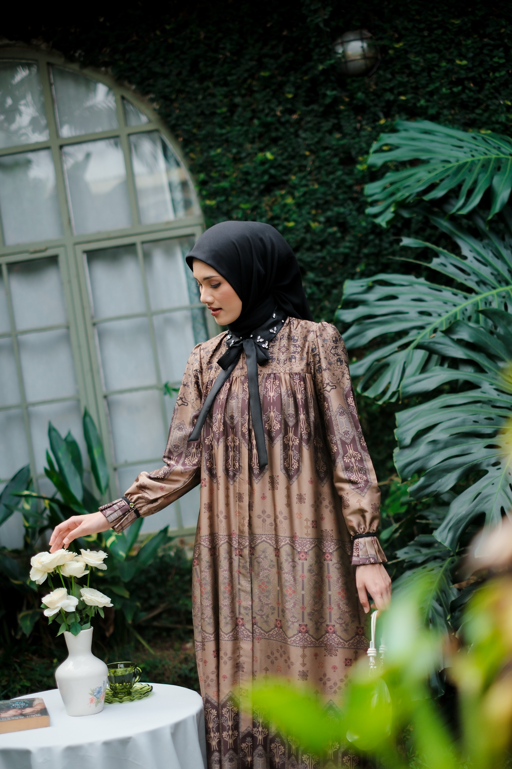 Gamila Dress in Champagne Gold