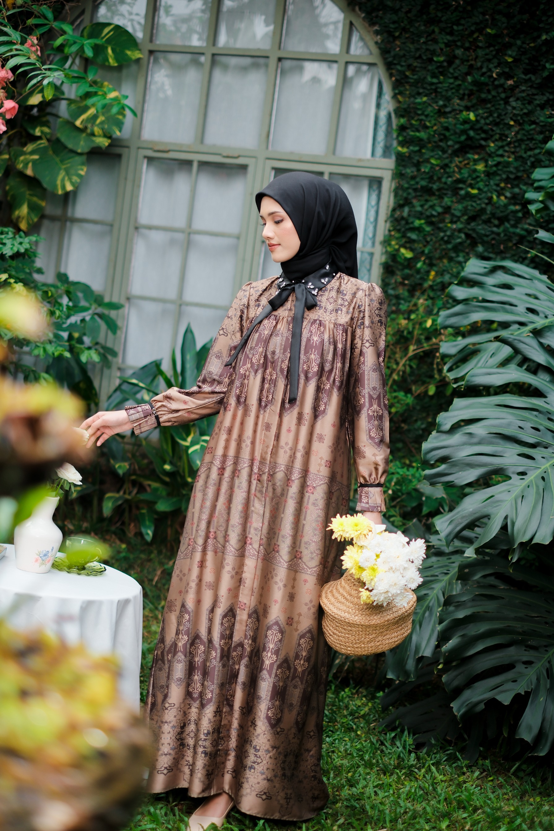 Gamila Dress in Champagne Gold