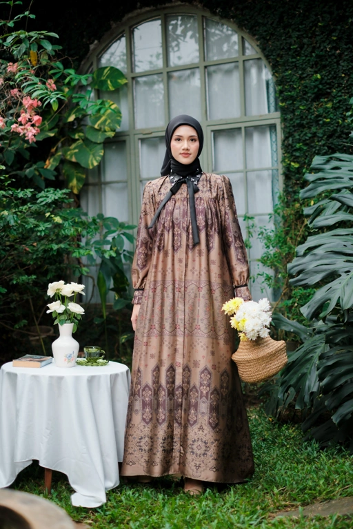 Image of Gamila Dress in Champagne Gold