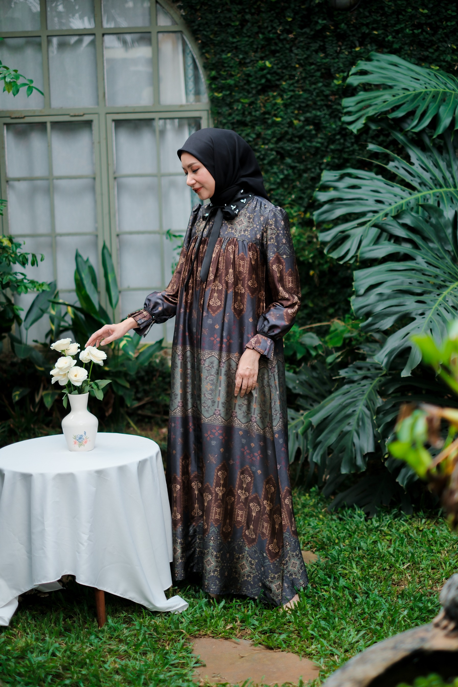 Gamila Dress in Baritone Blue