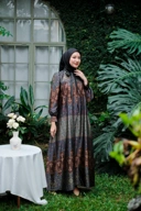 Gamila Dress in Baritone Blue