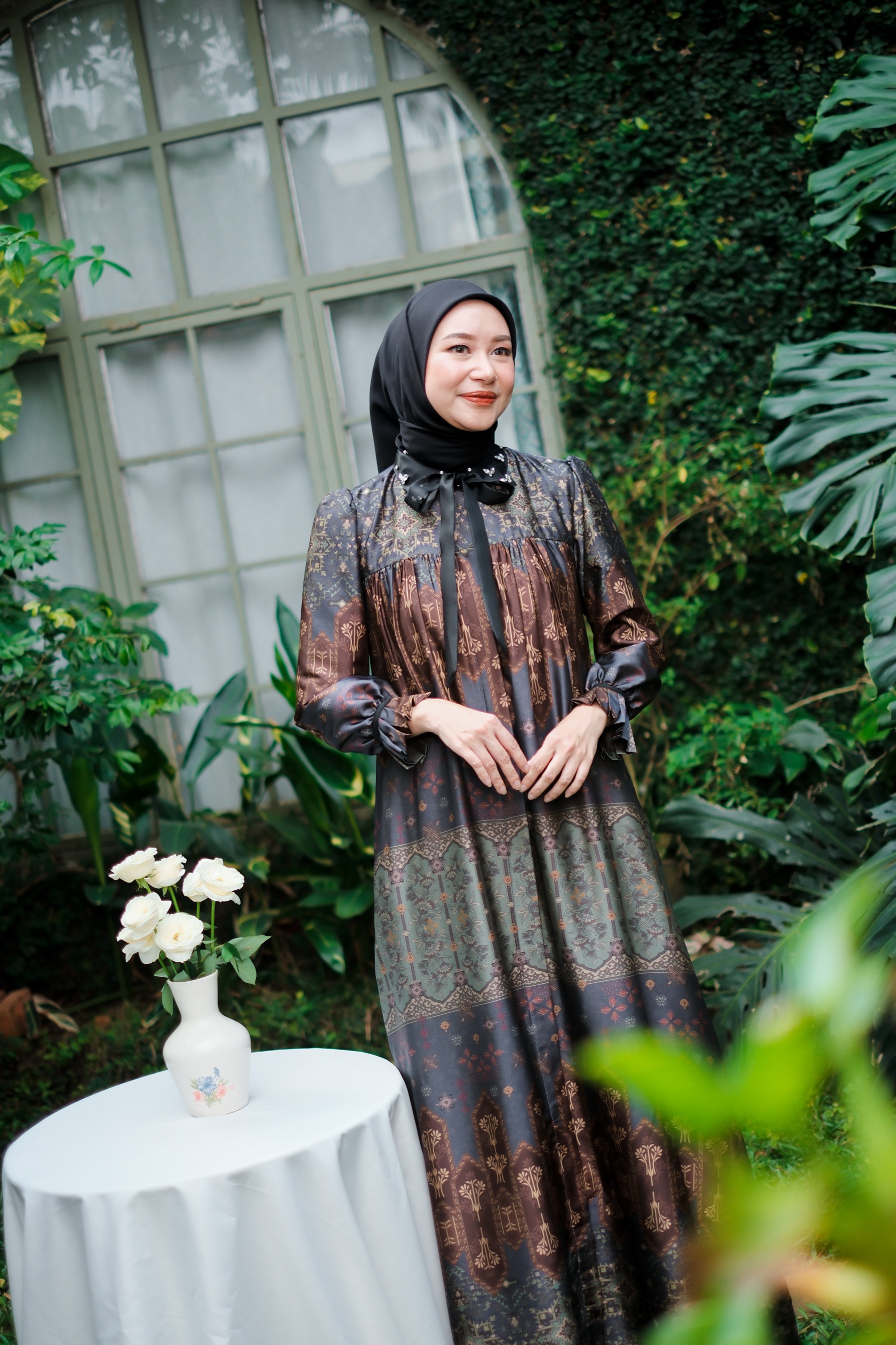 Gamila Dress in Baritone Blue