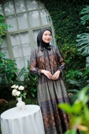 Gamila Dress in Baritone Blue