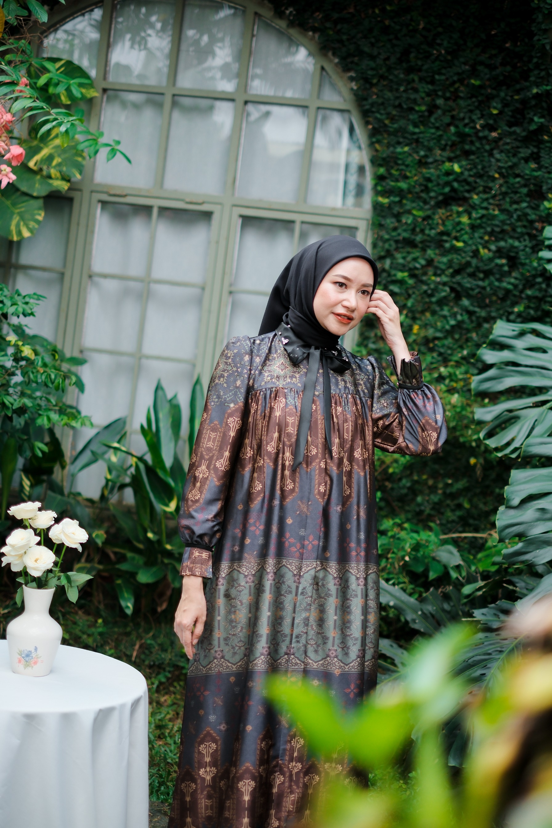 Gamila Dress in Baritone Blue