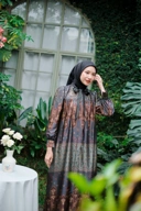 Gamila Dress in Baritone Blue