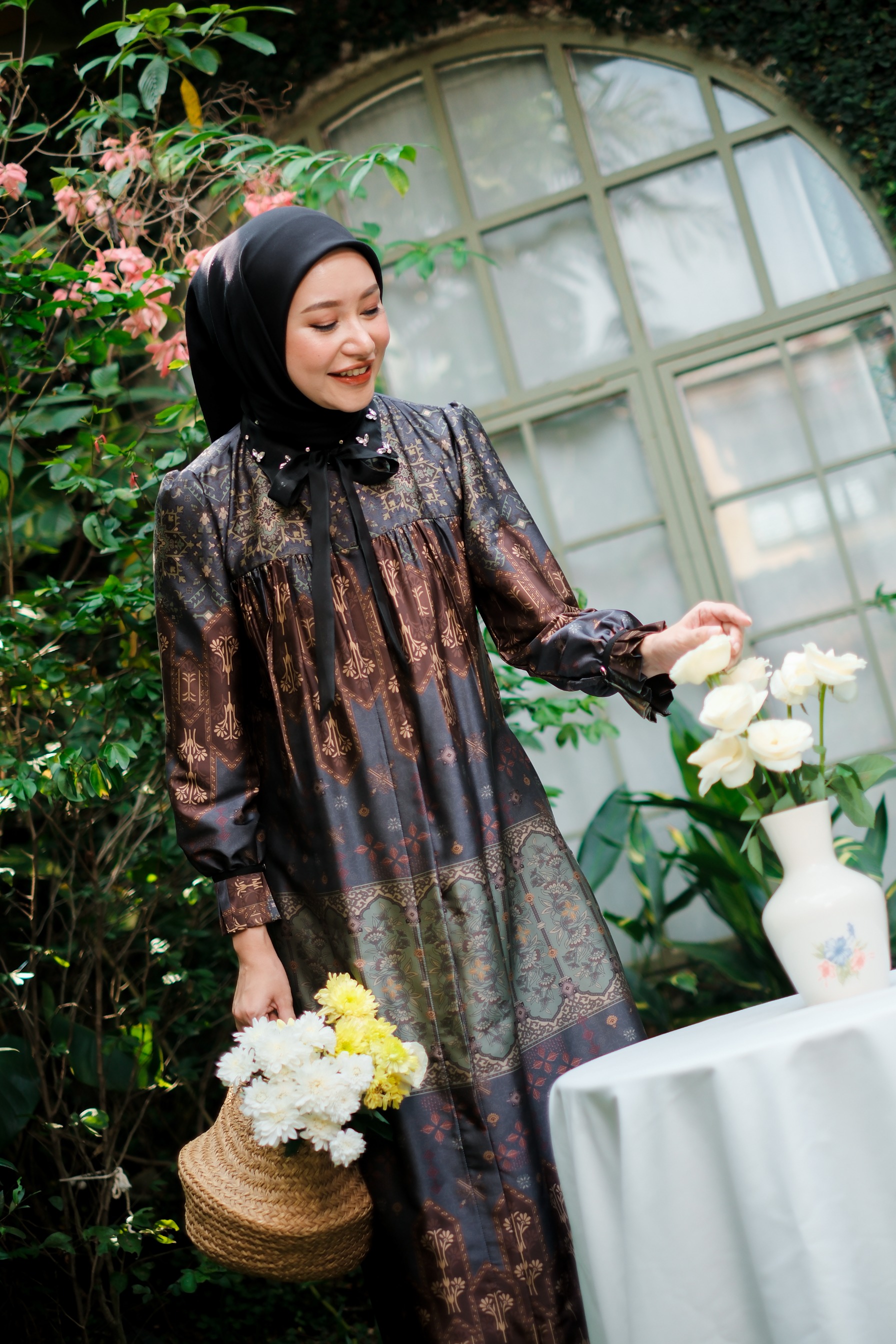 Gamila Dress in Baritone Blue