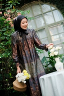 Gamila Dress in Baritone Blue