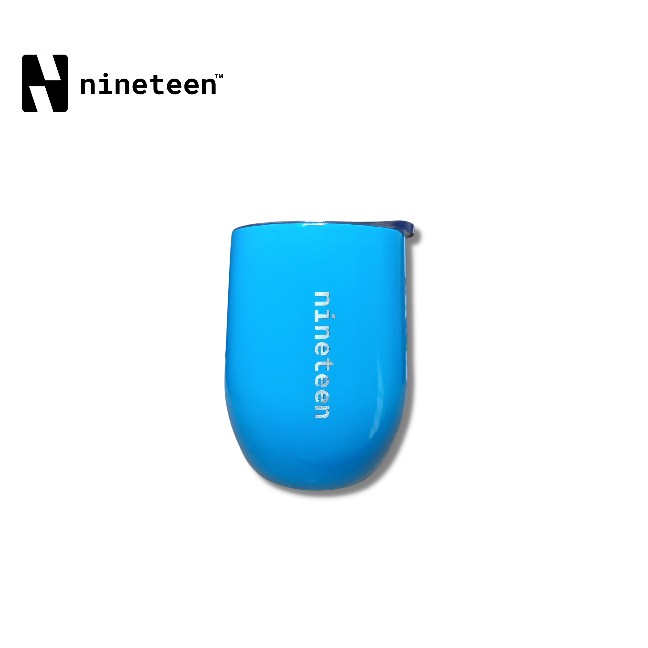 nineteen Arc Vacuum Insulated Tumbler 350ml - Azure