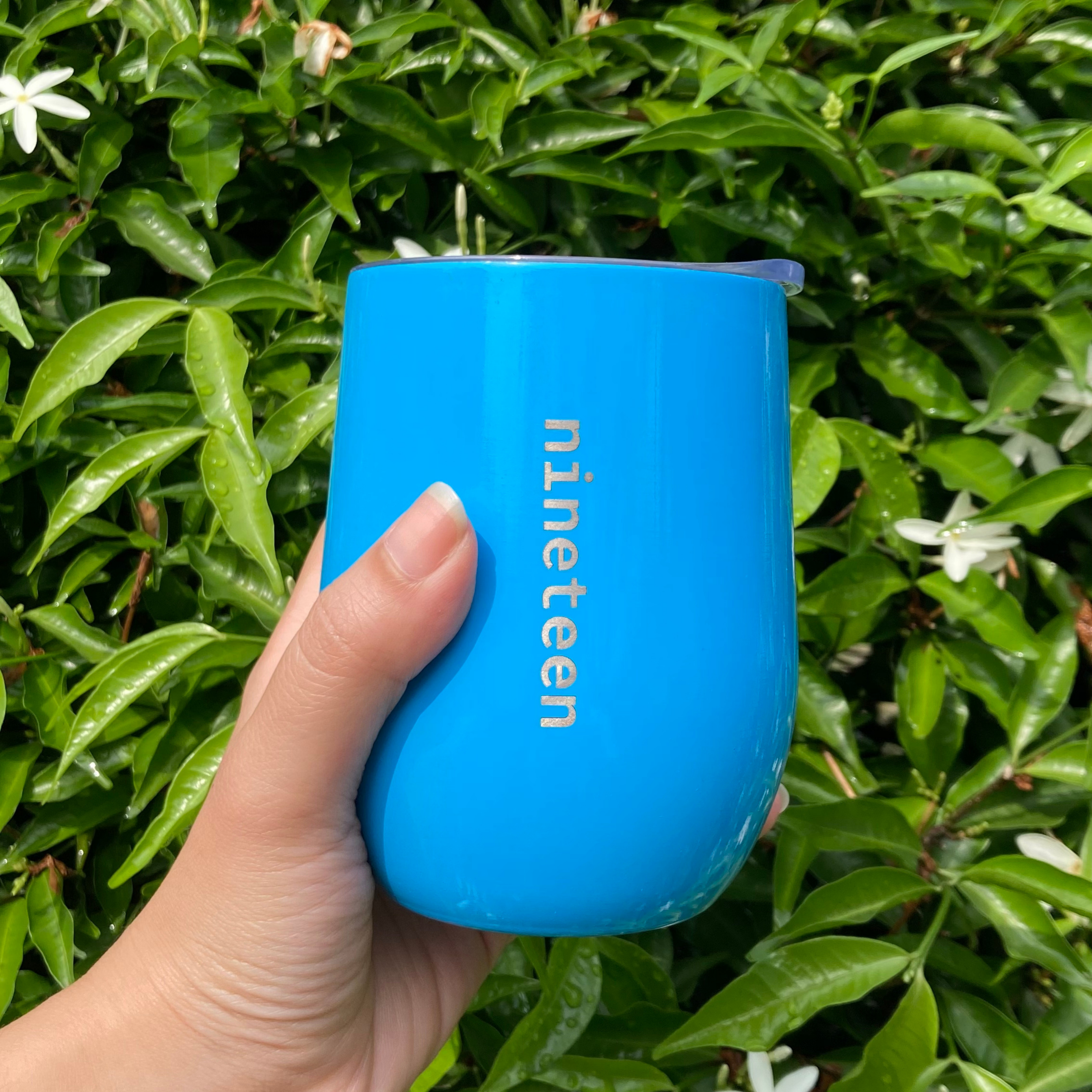 nineteen Arc Vacuum Insulated Tumbler 350ml - Azure