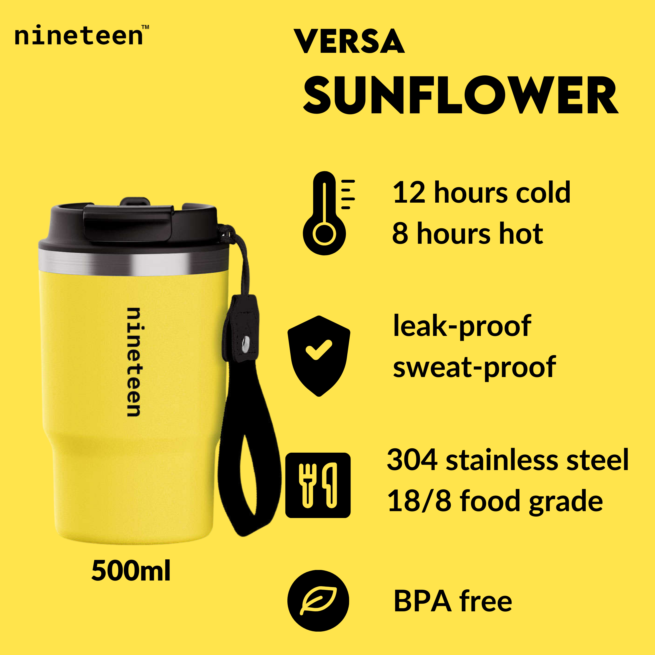 VERSA 500 ml - Sunflower