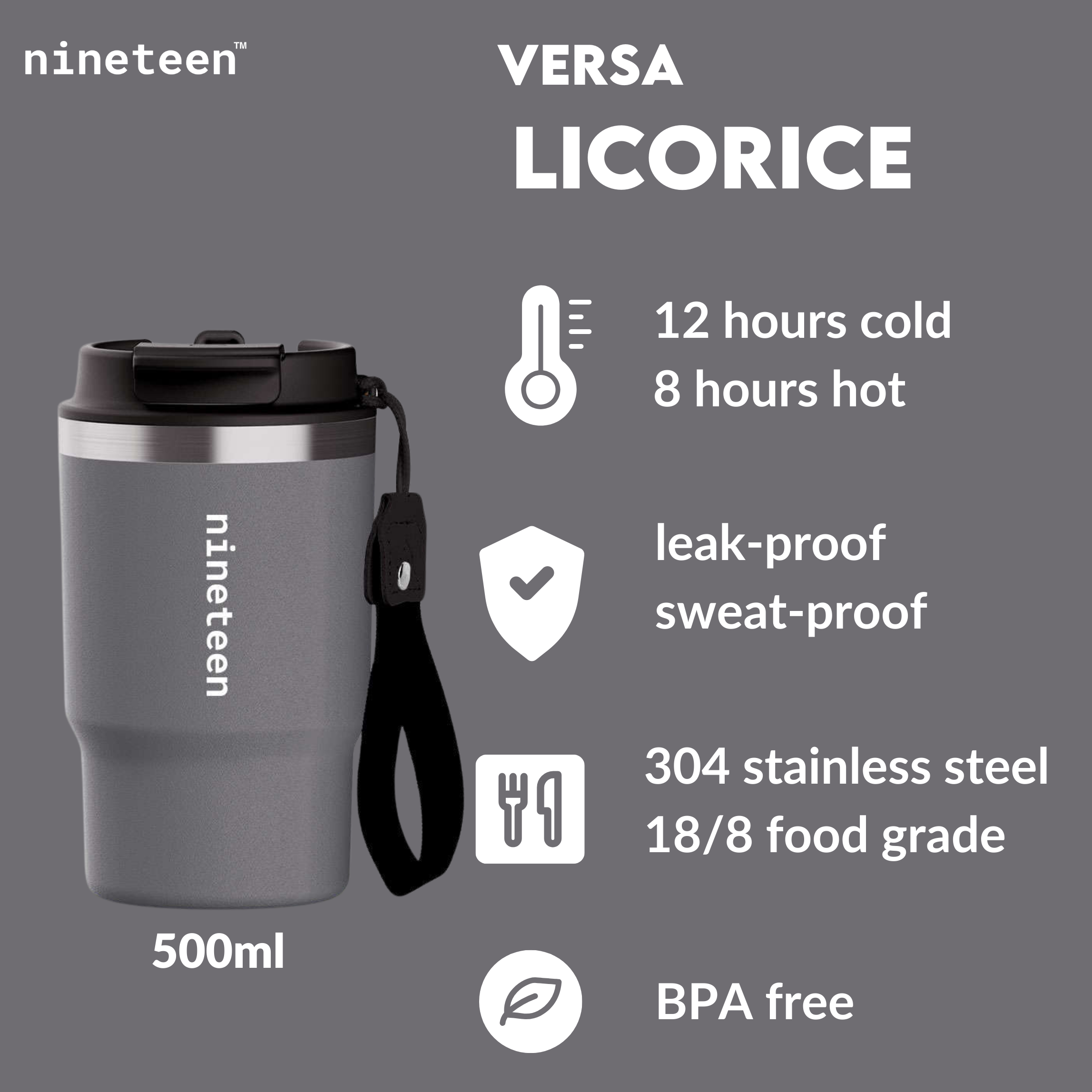 VERSA 500 ml - Licorice
