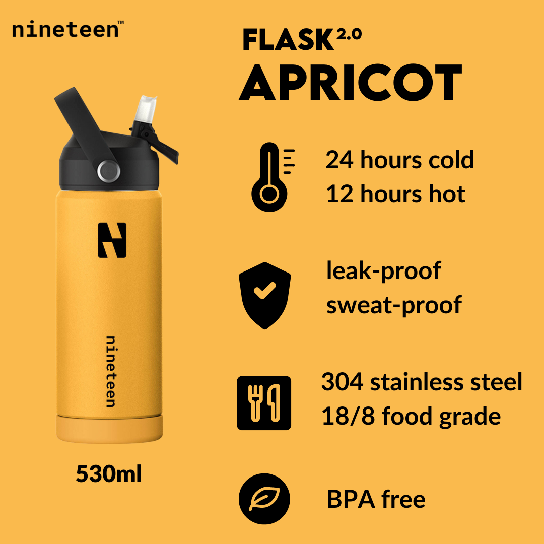 FLASK 530 ml - Apricot