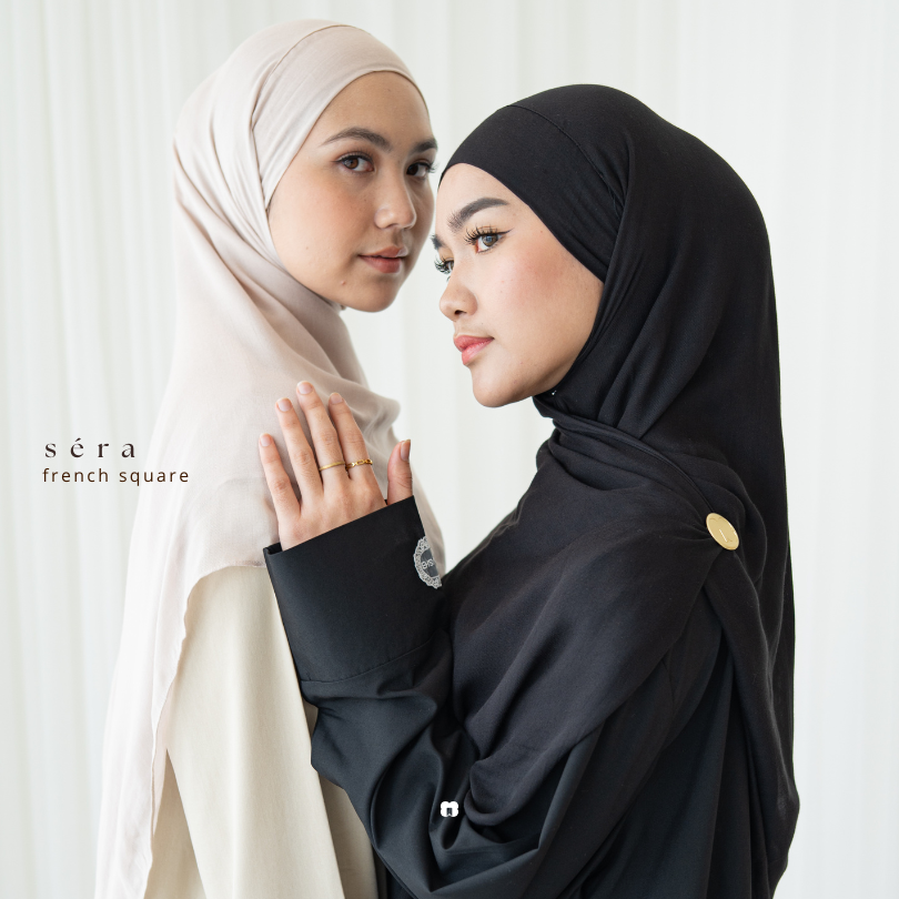 Sera French Square Khimar Bandana Khiban MARVSHE