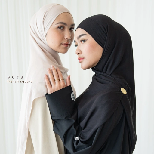 Sera French Square Khimar Bandana Khiban MARVSHE 
