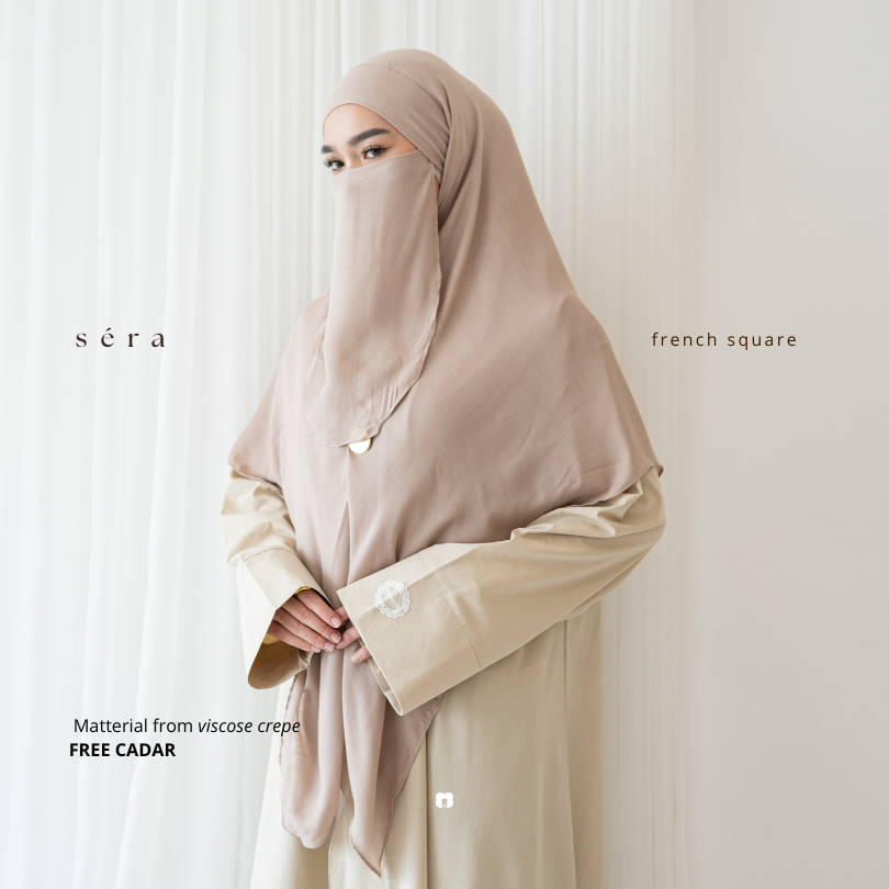 Sera French Square Khimar Bandana Khiban MARVSHE