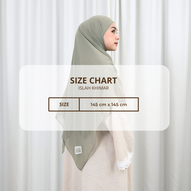 ISLAH French Square Khimar Bandana Lace Marvshe x Alfisiregar