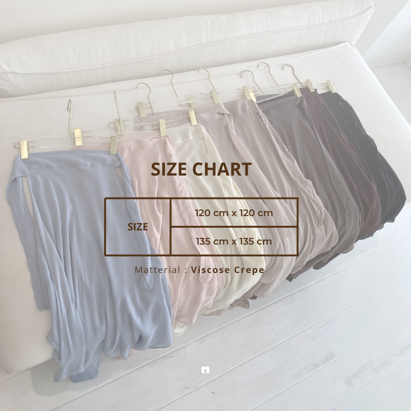 Sera French Square Khimar Bandana Khiban MARVSHE