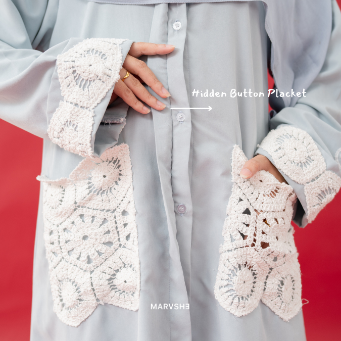 Autumn Abaya Lace Embroidery | Abaya Cupro Busui Friendly Abaya Ramadhan dan Umroh