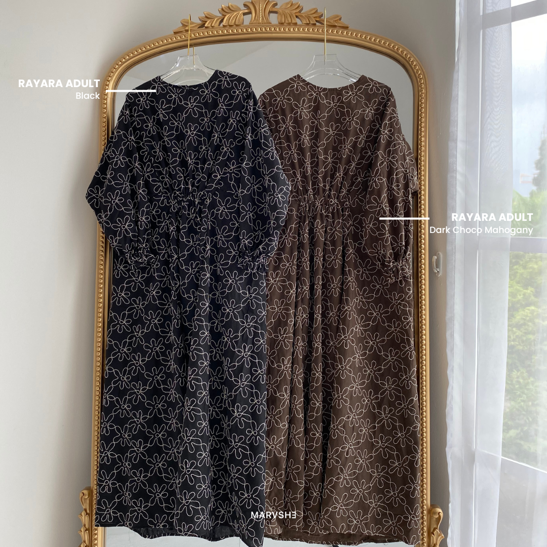 Rayara Kaftan Embroidery Ibu dan Anak Couple - Marvshe