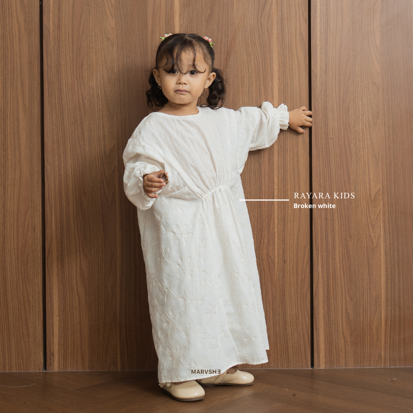 Rayara Kaftan Embroidery Ibu dan Anak Couple - Marvshe
