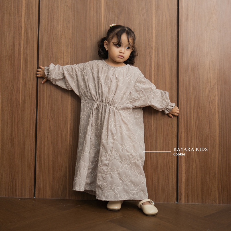 Rayara Kaftan Embroidery Ibu dan Anak Couple - Marvshe